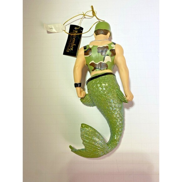 December Diamonds SARGE Christmas Ornament In Original Box Merman RETIRED 2006 - Picture 10 of 16